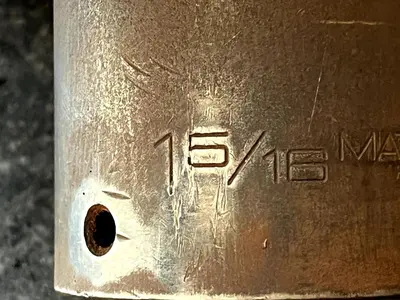 MATCO TOOLS CP426, 1/2" DR. 1-5/16" IMPACT SOCKET, SHALLOW, 6 POINT.