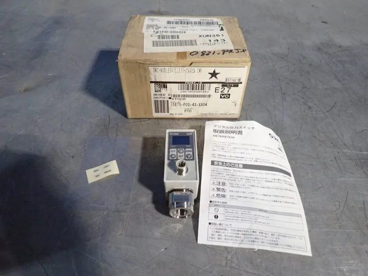 New | in-Stock SMC ISE75F0243X504 Pressure Switches Ohio US | HGR 24 #776816