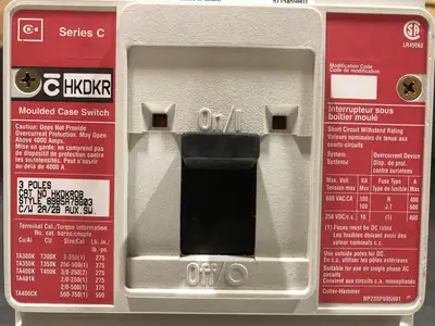 USED CUTLER-HAMMER NO. HKDKROB