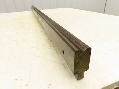 Press Brake Die 51-1/4" Long 90° V 7/16" W 1/4" D 1-3/4" H 1/2" Tang