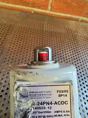Used PROMATION P1-24PN4-ACDC PRECISION ACTUATION VALVE 300 LBS/35NM W/ 3.4" VALVE Valves/Fittings California US | Equipment Lab #1418448
