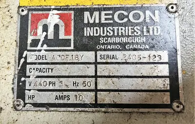 USED MECON 400F18Y