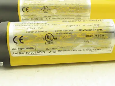 440L-P4J0320YD GuardMaster Guardshield Safety Light Curtain Transmitter/Receiver