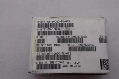 NEW NEC ELECTRONIC QB-100GC-TC-01S FREE SHIPPING STOCK #2707