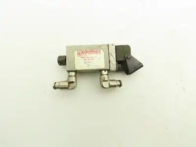 Compact S12X1 Pneumatic Mini Air Cylinder 1/2" Bore 1" Stroke  Lot of 8