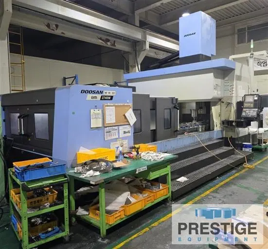 Used 2017 DOOSAN BM2740 Gantry Machining Centers (incld. Bridge & Double Column) New York US | Prestige Equipment #1550554