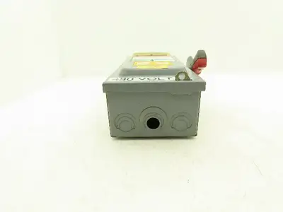Square D H361N Safety Disconnect Disconnect Switch 30A Fused 3 Pole 600V F05