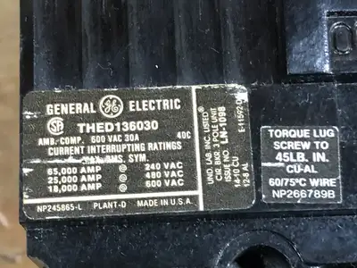 USED GENERAL ELECTRIC THED136030
