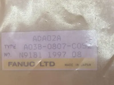 Used FANUC A03B-0807-C051 Misc Electrical & Power Parts Ohio US | Surplus Asset Holdings #1241066