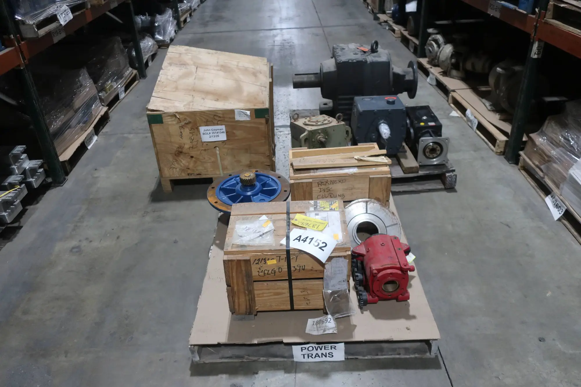 3 PALLETS OF ASSORTED POWER TRANSMISSIONS