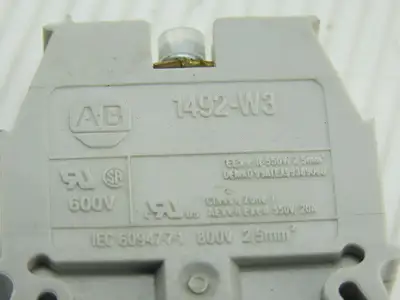 Allen Bradley 1492-HM1 Terminal Blocks Assorted DIN Rail Types Lot OF 108