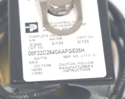 NEW PARKER 08F22C2640AAFGE05H VALVE