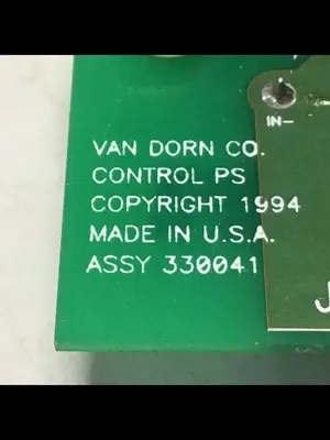 USED VAN DORN PC330-041