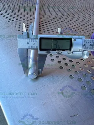 USED CHEMGLASS STAINLESS STEEL TEMPERATURE SENSOR 56 1/2" X 13 MM