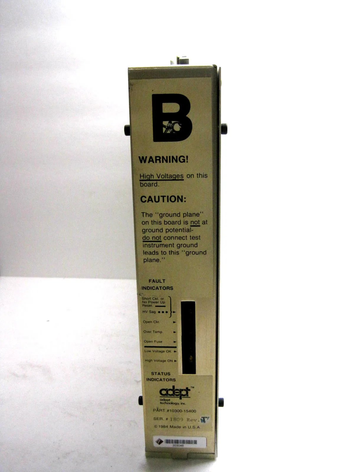 Adept Technology 10300-15400 Control Module 1030015400