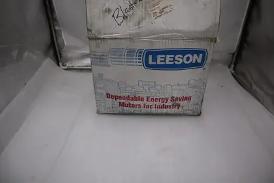 NEW IN BOX LEESON 098377.00 MOTOR 1/4HP.1750RPM.LSS56C.TEFC.90V STOCK H821