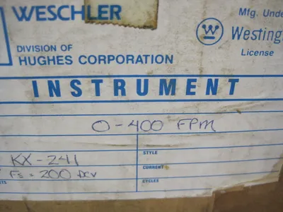 NEW WESTINGHOUSE KX-241 METER 0-400 FPM KX241