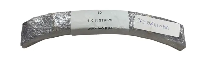 Surf-Pro 1" x 11" PSA Sanding Strips 240 Grit Aluminum Oxide 50 Pack