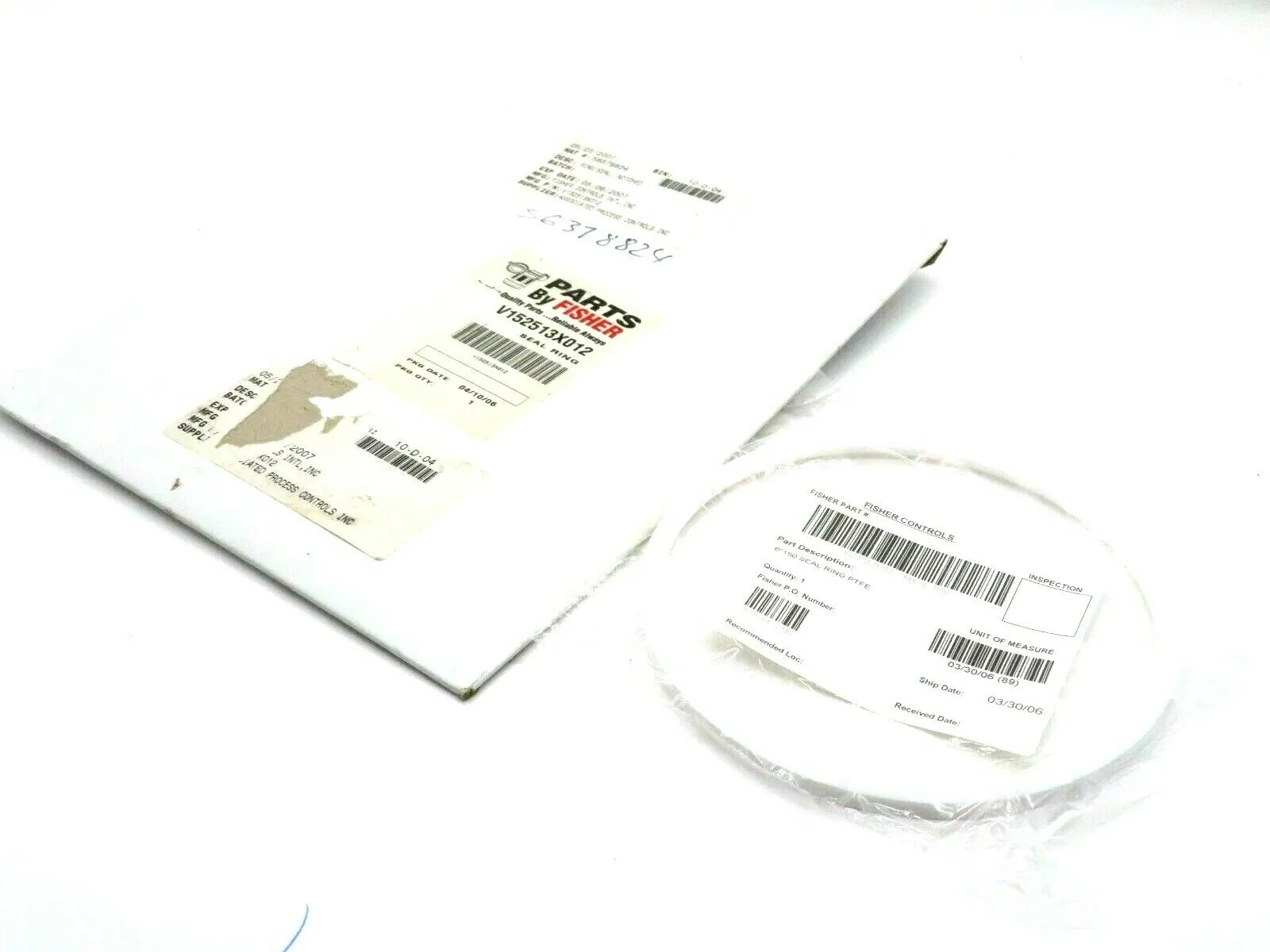 NEW FISHER CONTROLS V152513X012 6" 150 NOTCHED RING SEAL