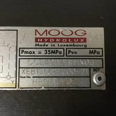 USED MOOG CCE40A6RH1X06