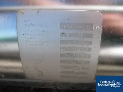USED THERMOTECH Thermotech Heat Exchanger, 316L S/S, 100#