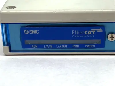USED SMC ETHERCAT FIELDBUS SI UNIT 32 PNP OUTPUTS IP67 M12 24VDC
