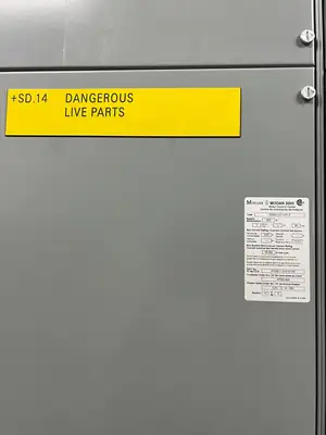 Modan 3000 VFD MCC, 600V, 3-Ph, 1200A, 15 Sections