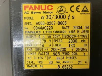 USED 2004 FANUC A30/3000