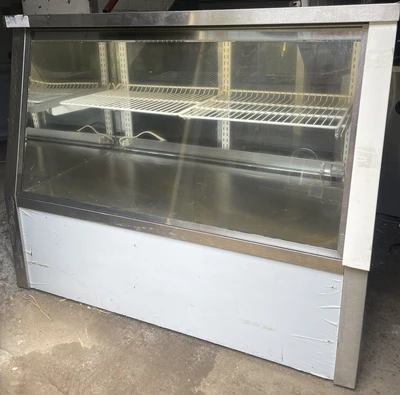 174-0062 Commercial 48” Stainless Steel Dry Glass Full Service Case