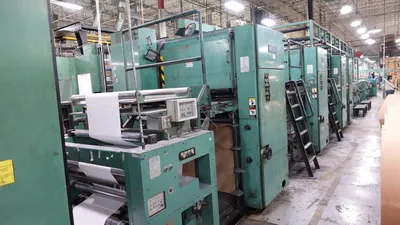 1993 Taiyo Kikai Ltd. BBR-400-3P Specialty Web Offset Press – Check & Business Forms | Machinery Solutions Group, Inc. (2)