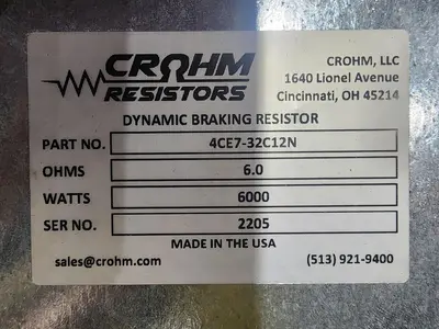 NEW CROHM RESISTORS 4CE7-32C12N