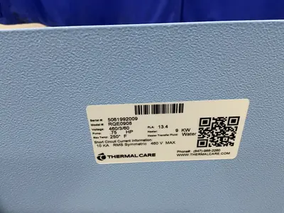 Used THERMAL CARE RQE0908 Misc Plastics Equipment Ohio US | HGR 24 #1332612