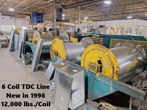 1996 IOWA PRECISION Fabriduct Coil Line | THREE RIVERS MACHINERY