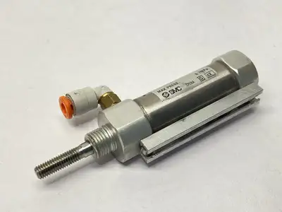 USED SMC PNEUMATIC CYLINDER 16MM BORE 15MM STROKE