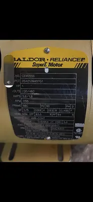 USED BALDOR SUPER E