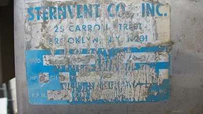 USED STERNVENT 20-6-4X
