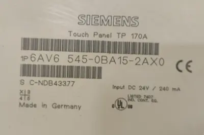 Siemens 6AV2 545-0BA15-2AX0 Electrical/PLC/Automation | ESS Industrial Equipment Sales (4)