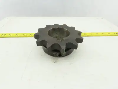 Martin 100B12 12 Tooth Single Roller Chain Sprocket 2-7/16" Keyed Bore