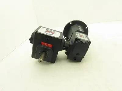 Ironman DM818-300-140-L Gearbox 300:1 Double Reduction 1/8Hp 5.8rpm 56C-145TC