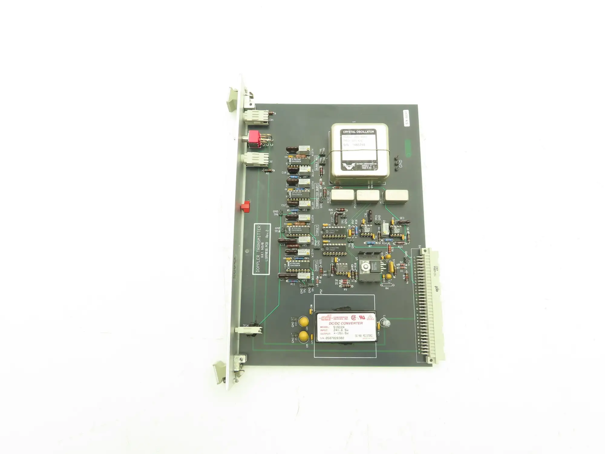 Doppler Transmitter L1899038.PCB Printed Circuit Control Board Rev 2