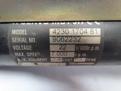 Atlas Copco 4230-1704-81 3 Piece Nut Driver Nutrunner 3/8"Drive 50Ft/Lbs Torque