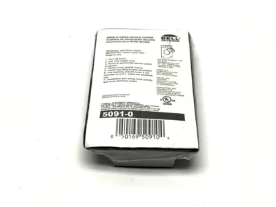 5091-0 | Bell  Weatherproof Cover Vertical Box Mount 1-Gang - New