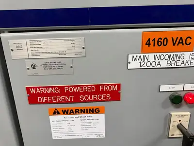VacClad-W Metal-Clad Switchgear, 4160V, 1200A