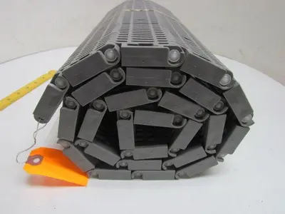 Intralox 400FG Flush Grid Plastic Conveyor Belt 2" Pitch 15-11/16"x4' Series 400