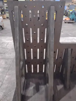 72" X 96" X 3" THICK ANGLE PLATE: STOCK #23548