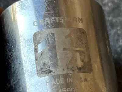 Craftsman Easy Read Socket 1-1/4" 1/2" Drive Shallow 12 Point 45905