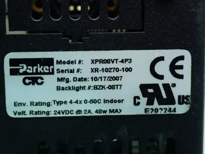 Used CTC PARKER XPR08VT4P3 Automation Control (HMI) Ohio US | HGR 24 #835311