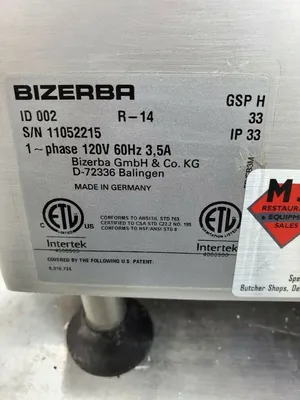 Bizerba GSP H 2014 Manual Slicer Fully Refurbished!