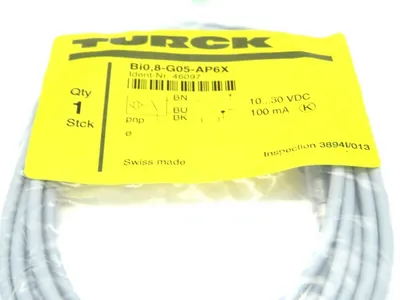NEW TURCK BIO,8-G05-AP6X PROXIMITY SWITCH INDUCTIVE BIO8G05AP6X