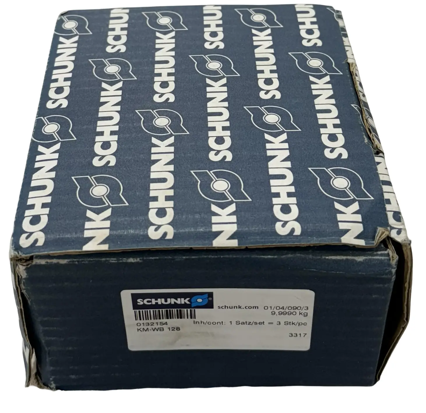 SCHUNK Steel Soft Top Jaws, 1.5 mm x 60 Degree, 21 mm Groove Width, 50 mm x 80 mm x 129 mm (Pack of 3)